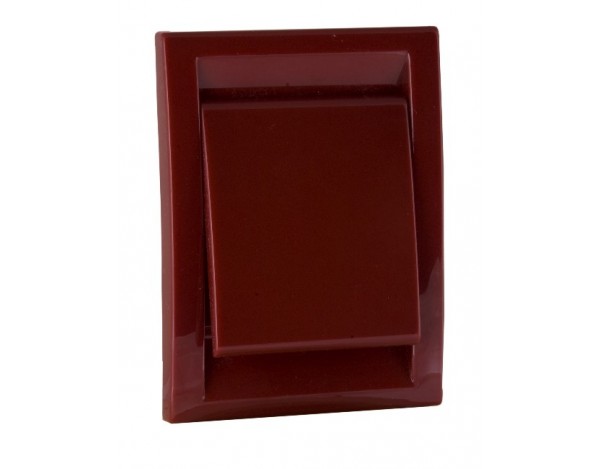 Gniazdo plastikowe DECO, czerwone